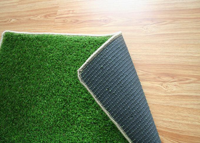 도시 훈장을 위해 인공적인 유일한 섬유 모양 실내 옥외 양탄자 잔디 뗏장 녹색 0