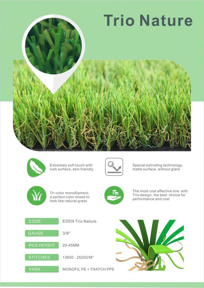 THZ 지원을 조경을 하기 위한 상등품 정원 장식 인공 먹이풀 가격 합성 잔디 0