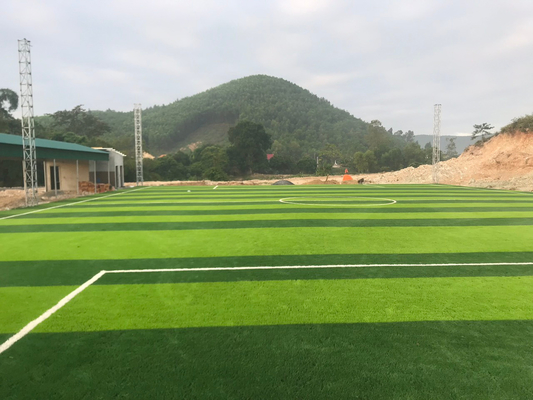 중국 축구 잔디 축구 잔디 55 밀리미터 스포츠 잔디 인공 먹이풀 협력 업체