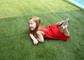 조경을 위한 아이 운동장 인공적인 잔디, 녹색 가짜 잔디 양탄자 협력 업체